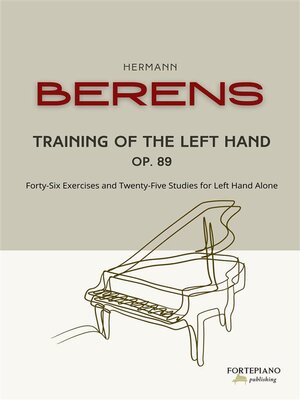 cover image of Berens--Training of the Left Hand op. 89